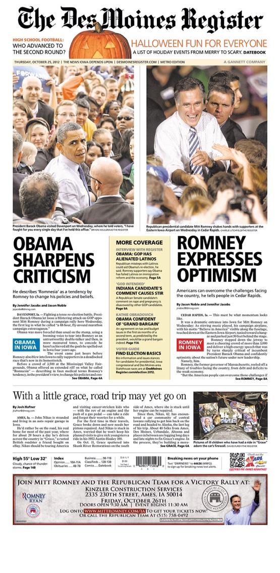 Hur Romney vinner i media just nu