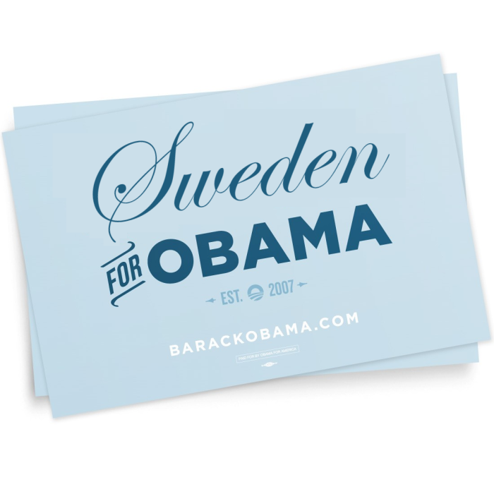 Sweden for Obama