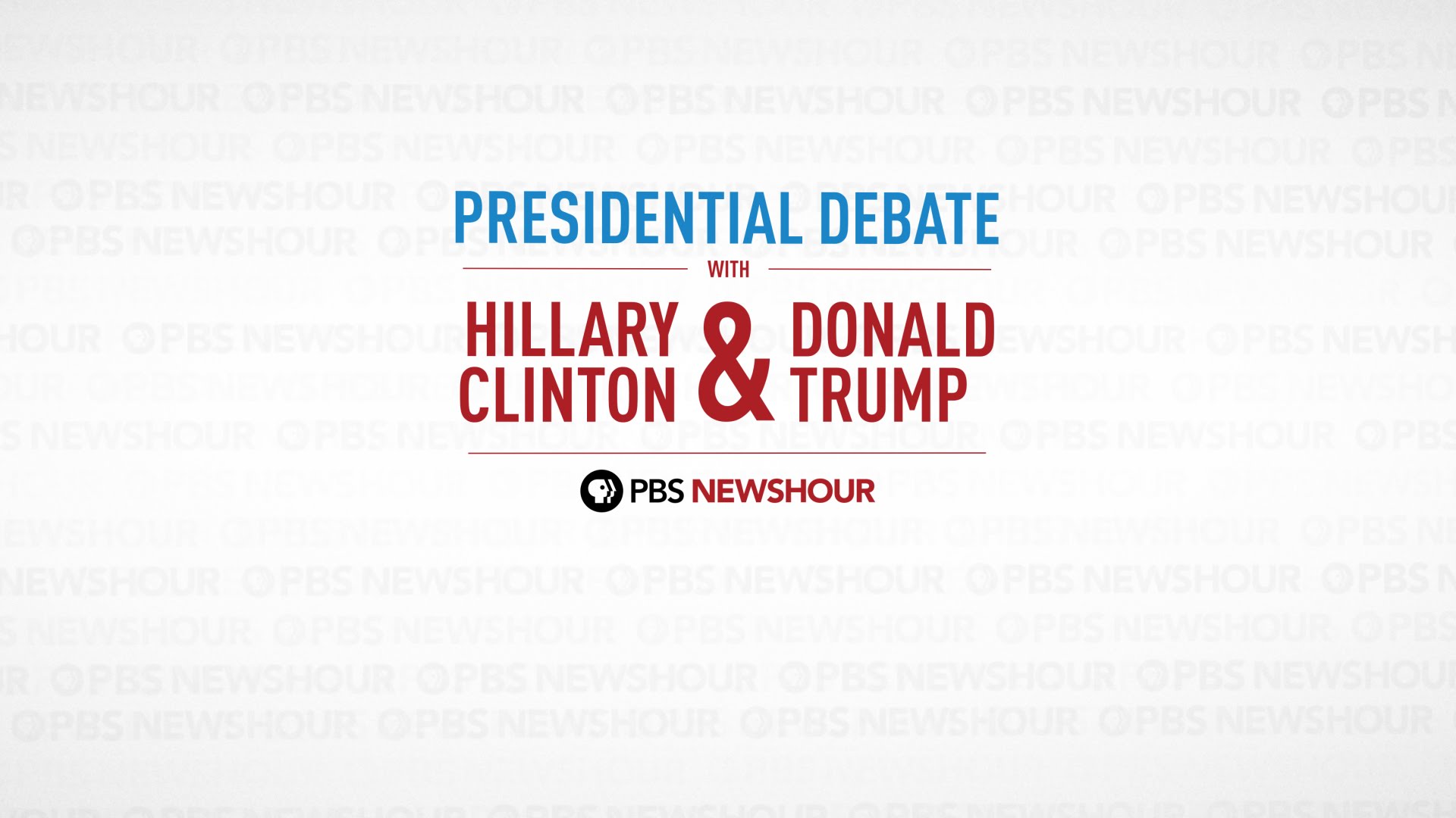 Video: Hela första debatten mellan Clinton och Trump