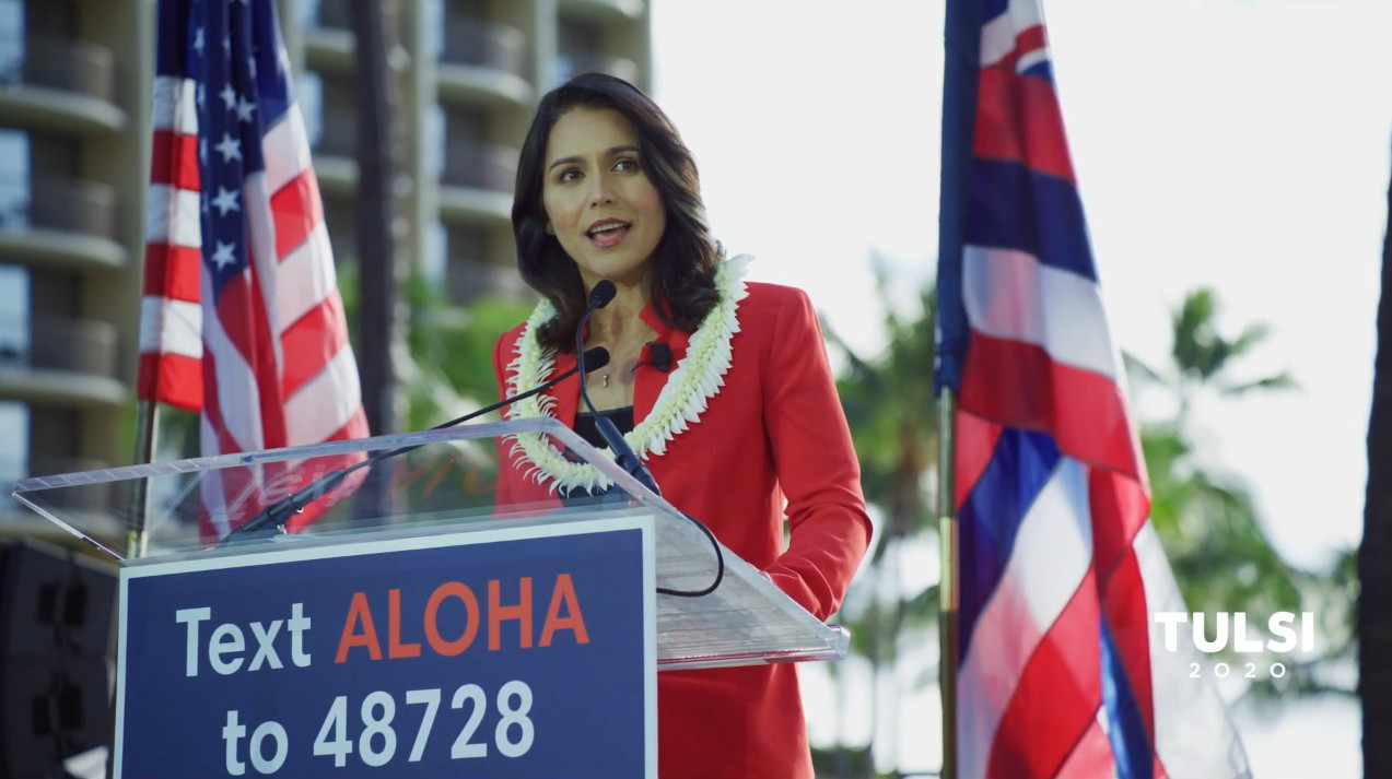 Tulsi Gabbard klar för novemberdebatten