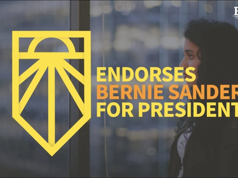 Miljörörelse ger sitt officiella stöd till Bernie Sanders