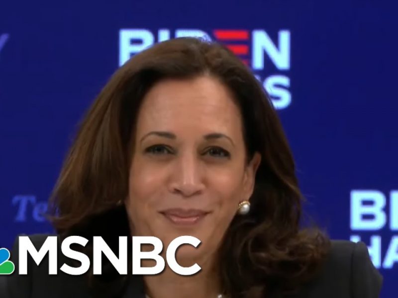 Kamala Harris om debatten mellan Trump och Biden