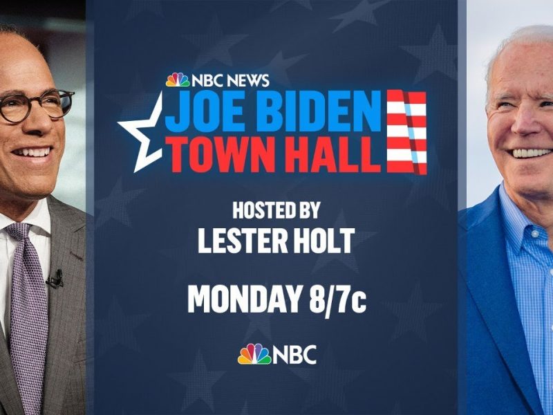 Town Hall med Joe Biden under måndagskvällen