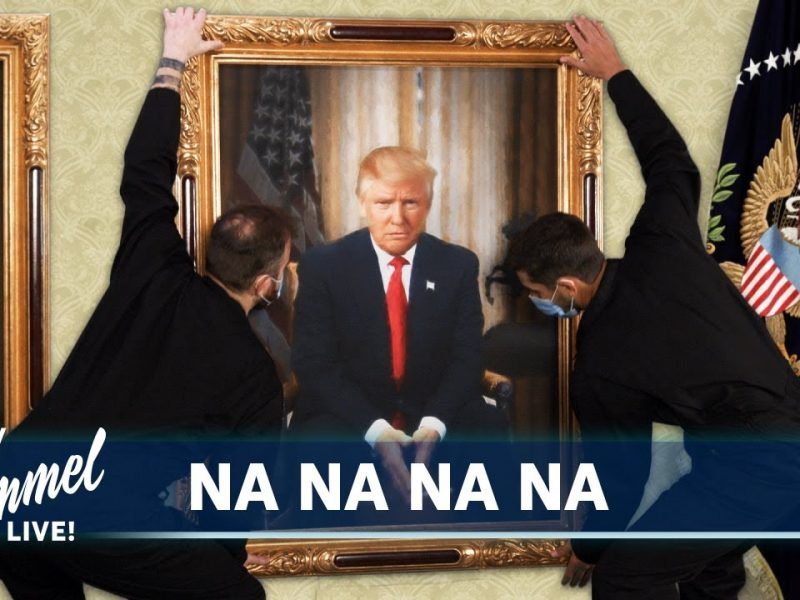 Kimmel tar avsked av Trump